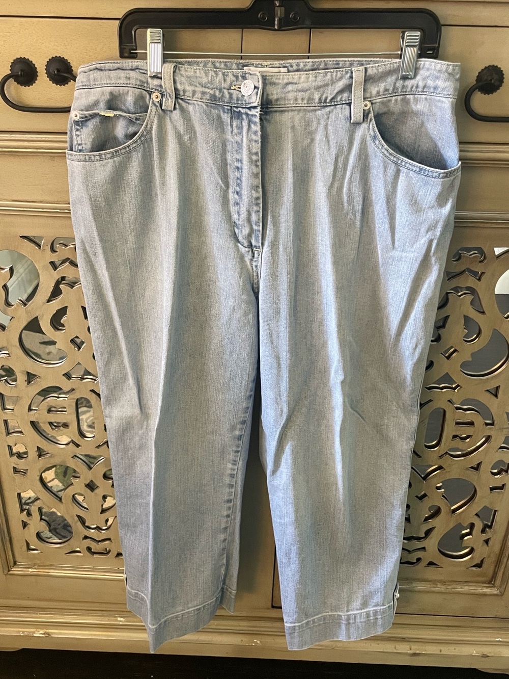Light Blue Women’s Denim Jeans by St John